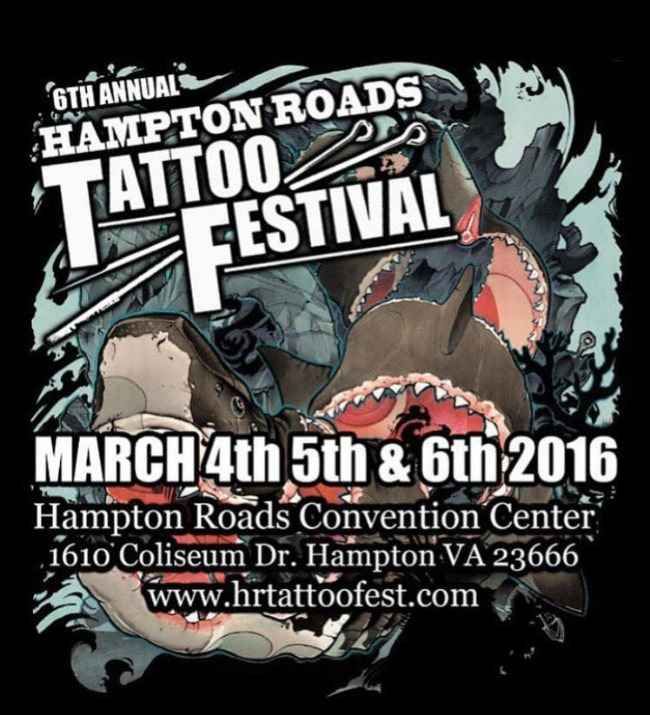 Hampton Roads Tattoo Arts Festival Март 2017 США iNKPPL